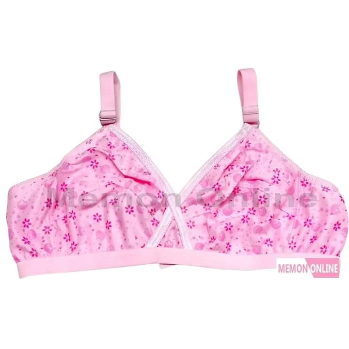 Pack Of (4) Summer Fabric Printed Jersey Bra