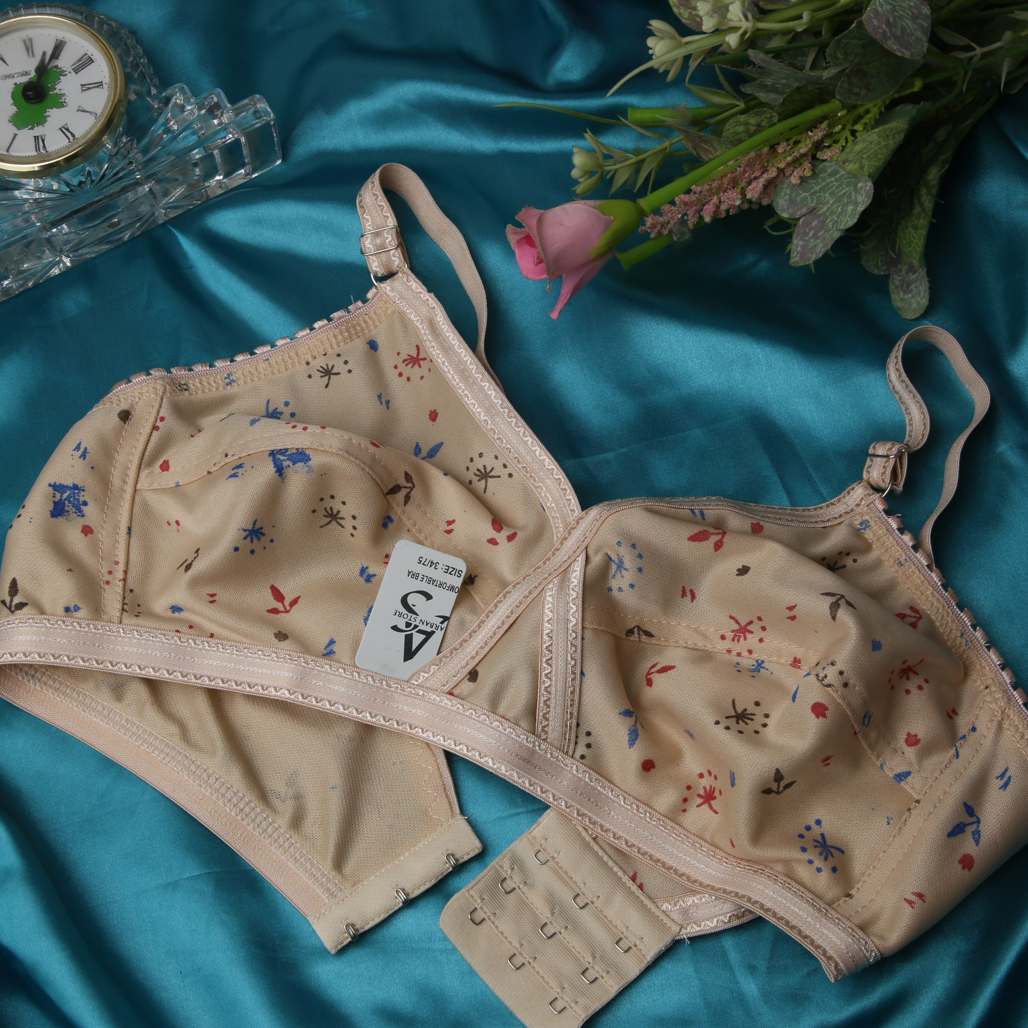 4 Piece Printed jersey bra just 1496
